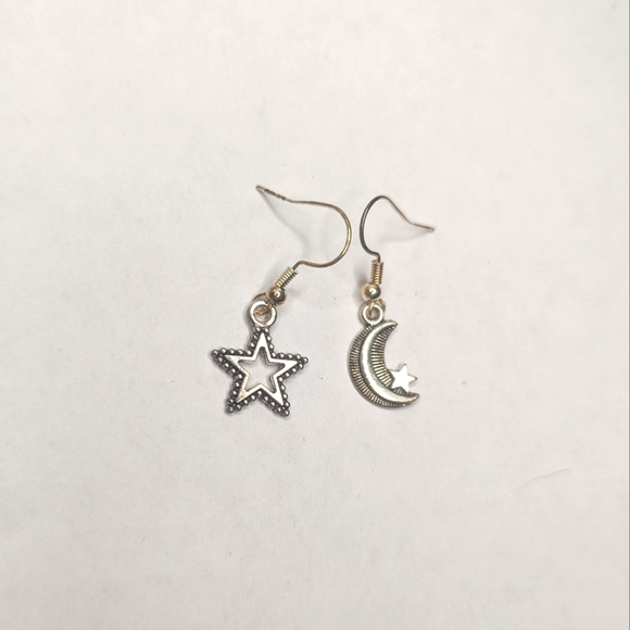 Handmade Jewelry - Mix n Match Moon and Stars Earrings